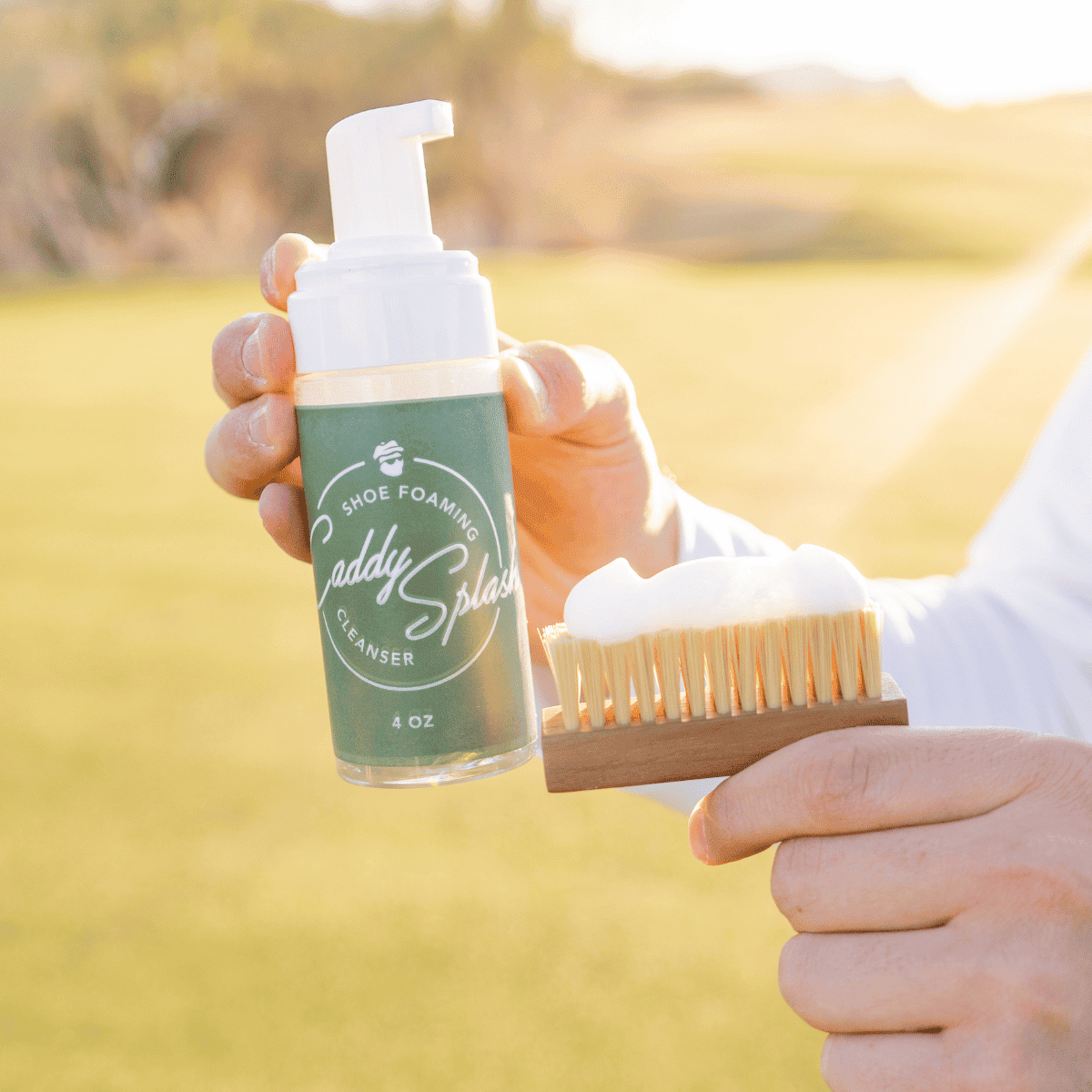 Ultimate Golf Shoe Cleaner Kit – On-the-Go Foaming Cleanser & Wipes