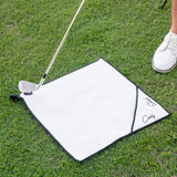 Golf Pocket Mag Towel - White