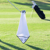 Golf Pocket Mag Towel - White