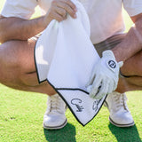 Golf Pocket Mag Towel - White