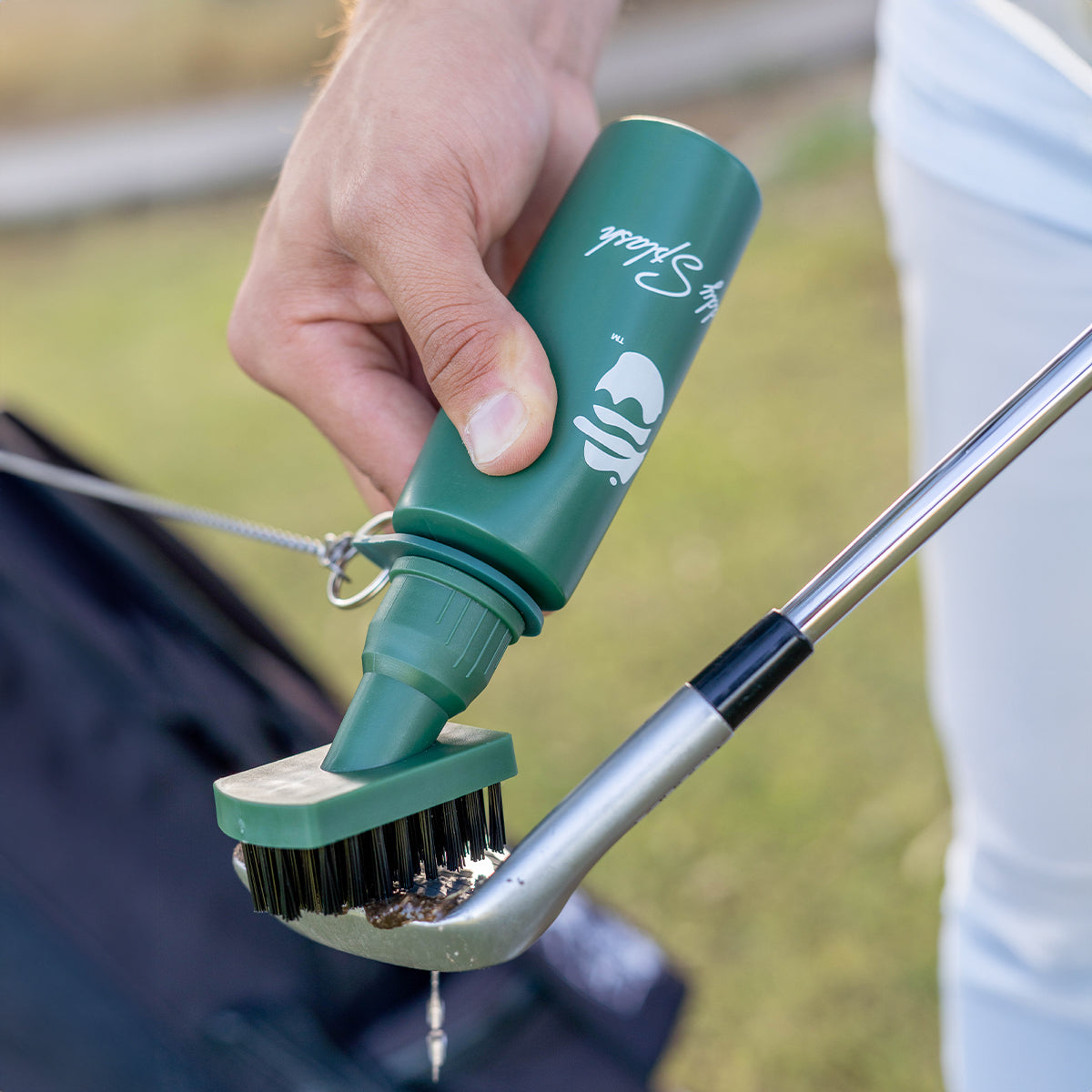 Original Golf Club Water Brush Cleaner - Green