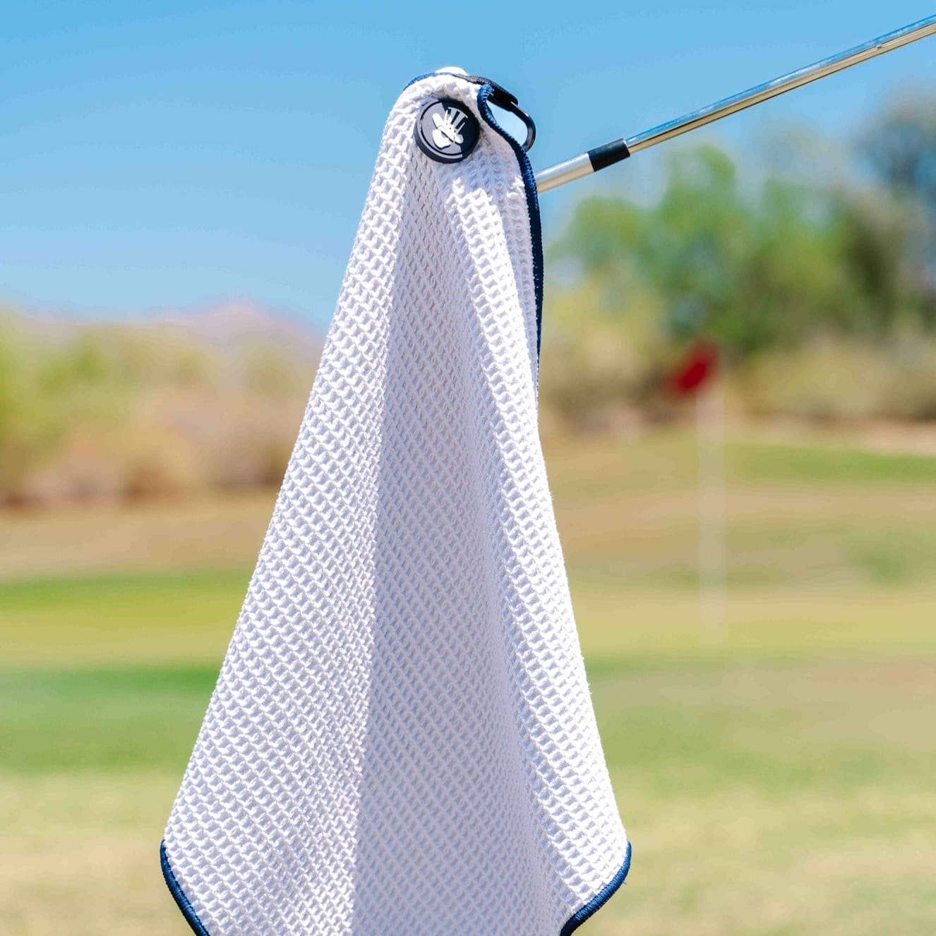 Magnetic Golf Towel with Ball Pocket - USA