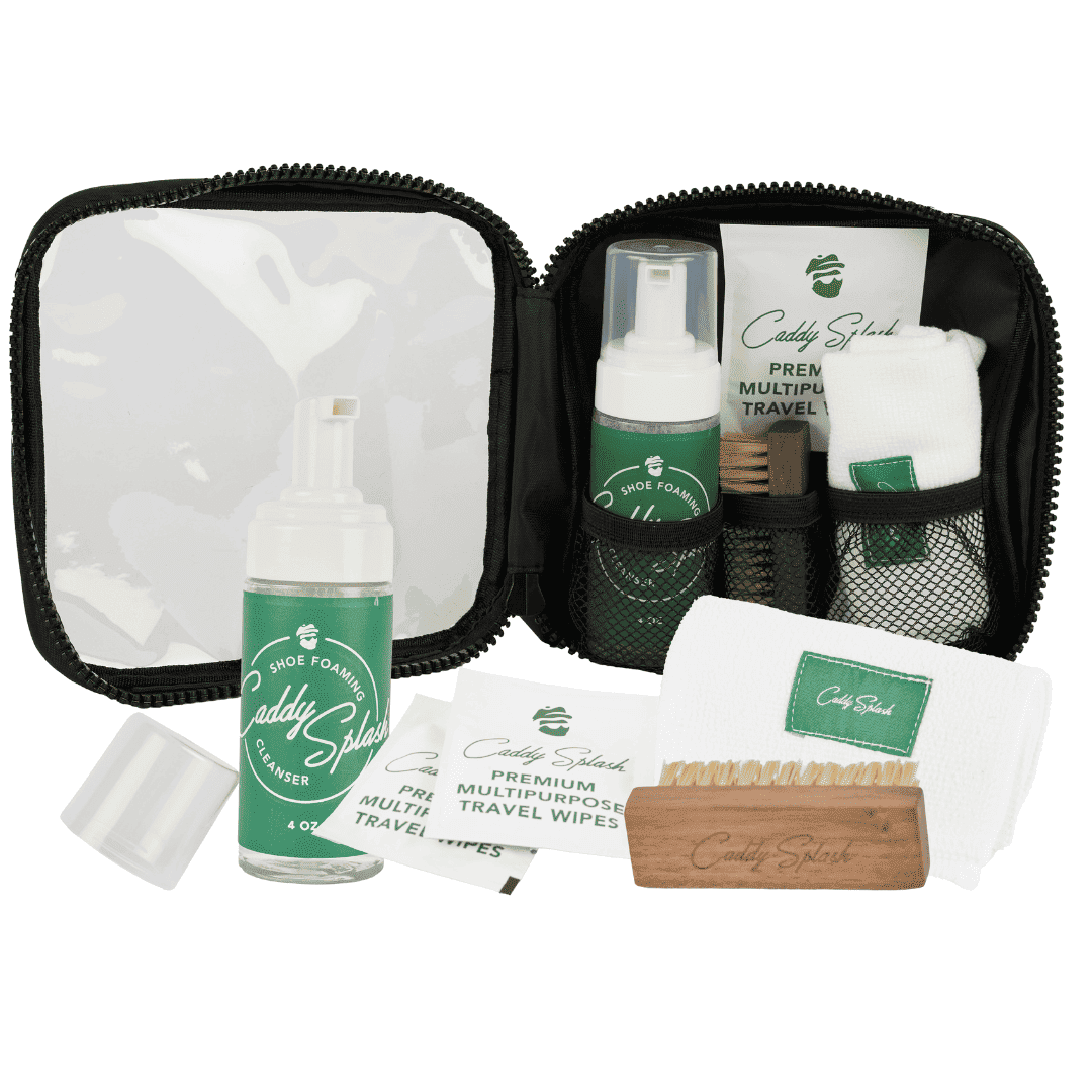 Ultimate Golf Shoe Cleaner Kit – On-the-Go Foaming Cleanser & Wipes