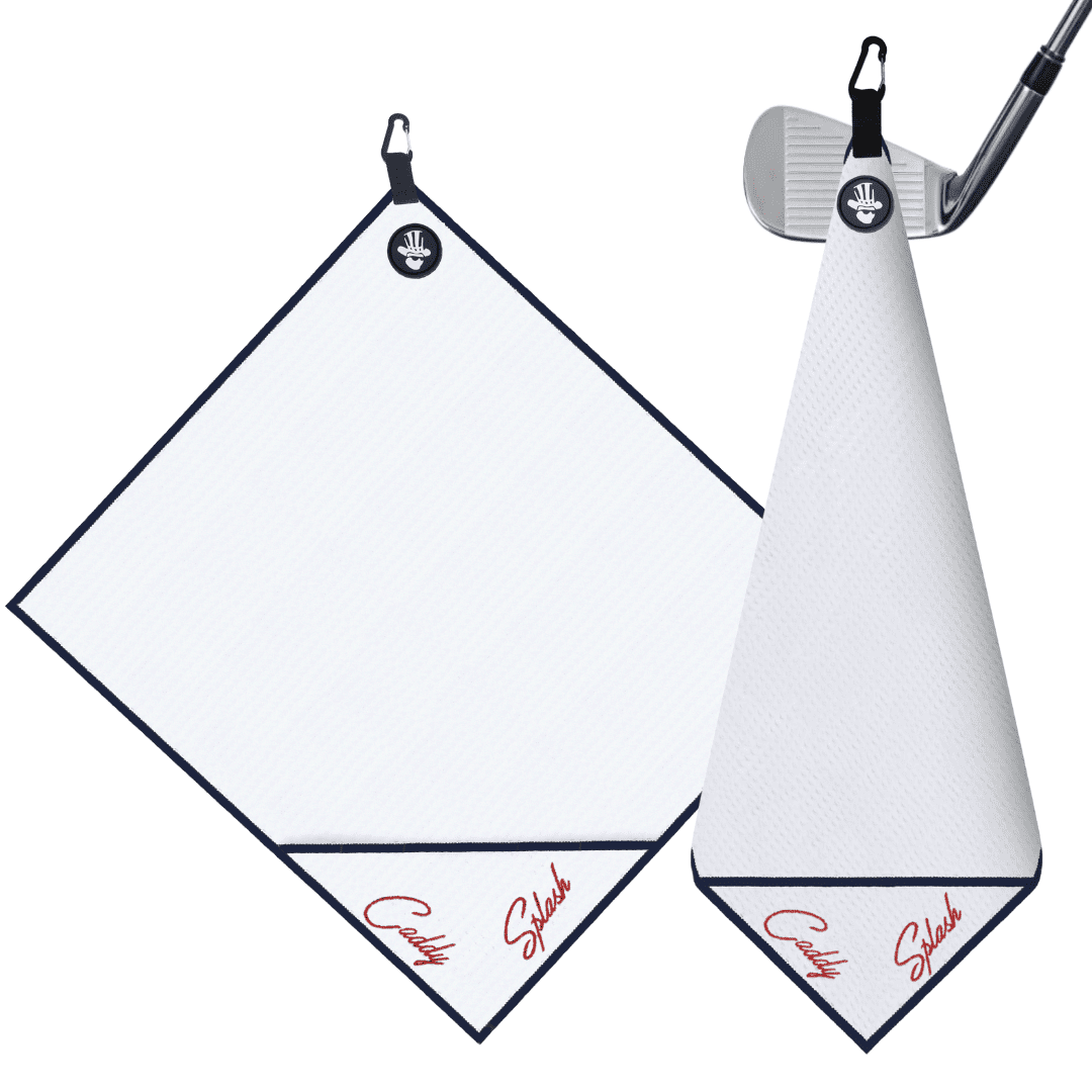 Magnetic Golf Towel with Ball Pocket - USA