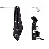 Pocket Mag Towel + Golf Club Water Brush Cleaner Bundle