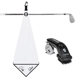 Pocket Mag Towel - White + Golf Club Water Brush Pro Bundle